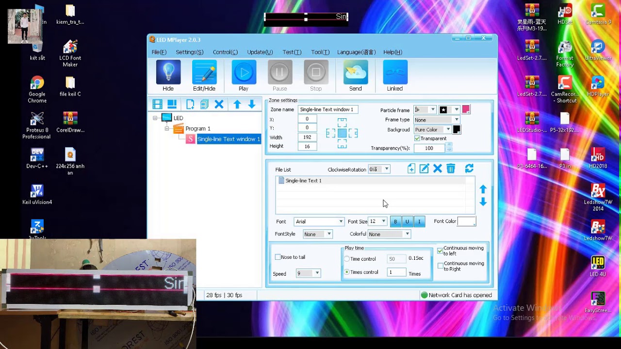 Hướng dẫn cài mạch Ls Q1plus, Phần Mềm Mplayer - LED MINH KHANG