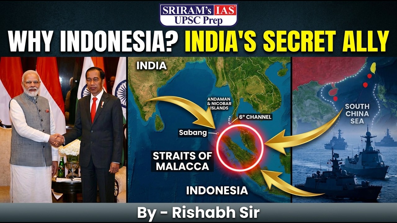Why Indonesia is India's Biggest Strategic Partner? | Modi's Master Plan vs China | Malacca Strait