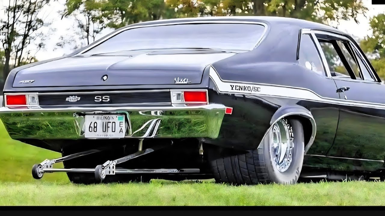 Old School Drag Racing Classic Muscle Cars & Hot Rods Battle Vintage Quarter Mile Action