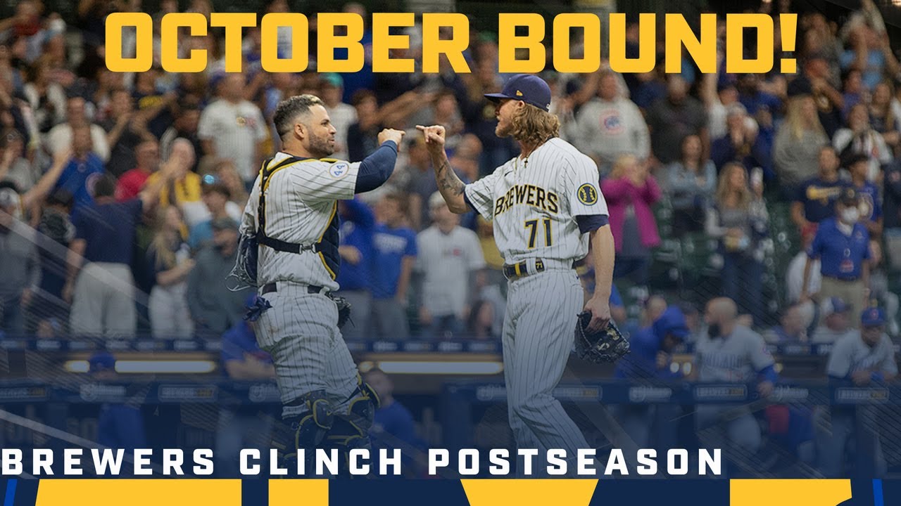 Brewers CLINCH postseason! Back to October for franchise record fourth-straight year!