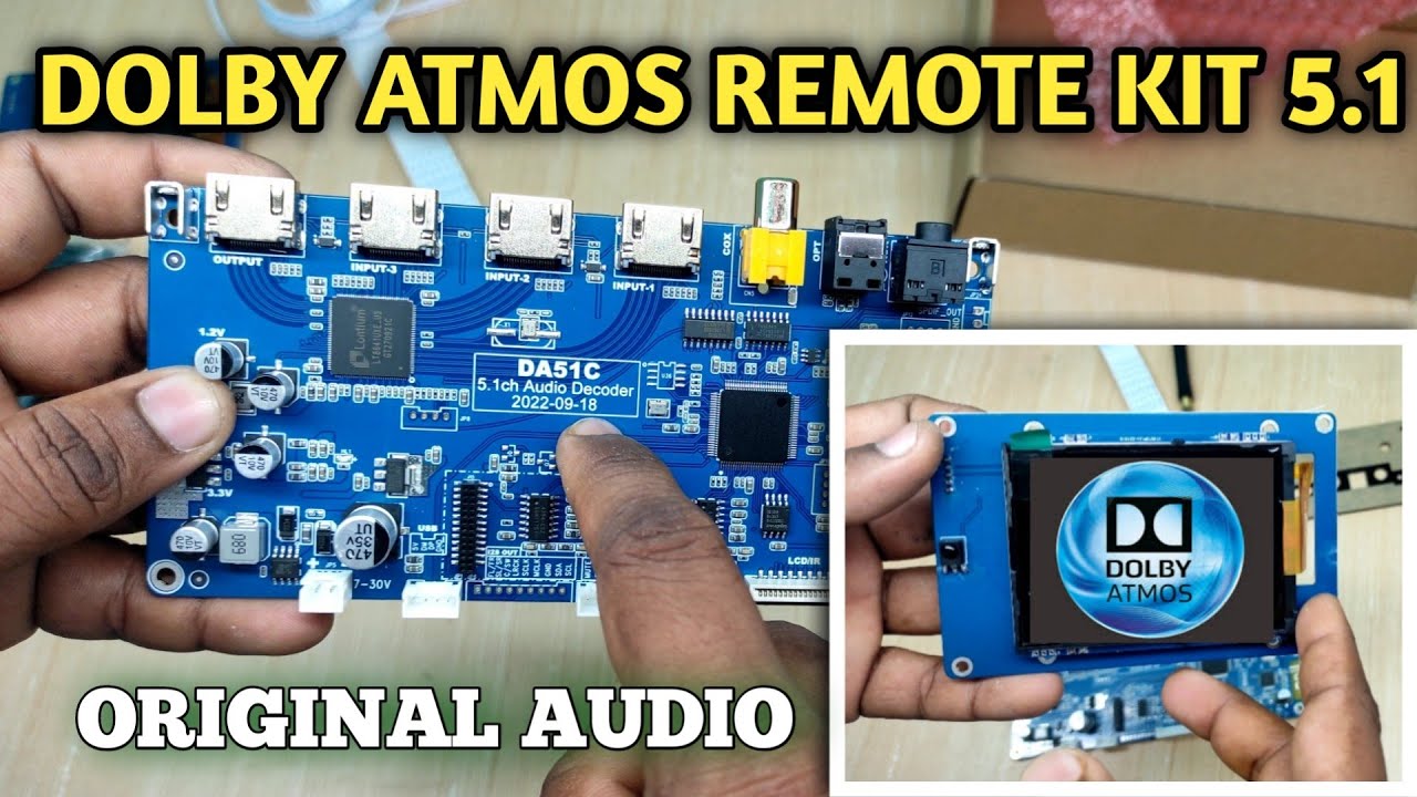 DOLBY ATMOS REMOTE KIT 5.1//G STAR 5.1 COLOUR DSP REMOTE KIT//UNBOXING 