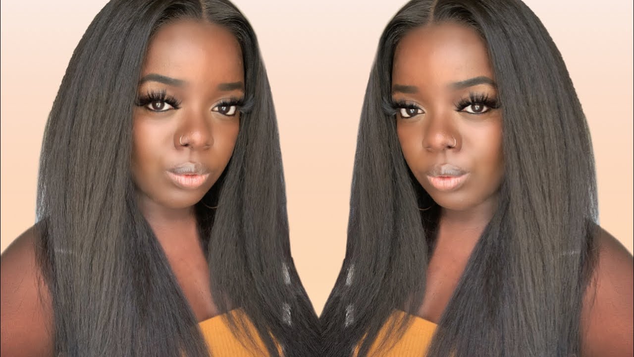 $38?! A STUNNER! 🔥 BOMB KINKY STRAIGHT WIG! | Outre Perfect Hairline SHANICE