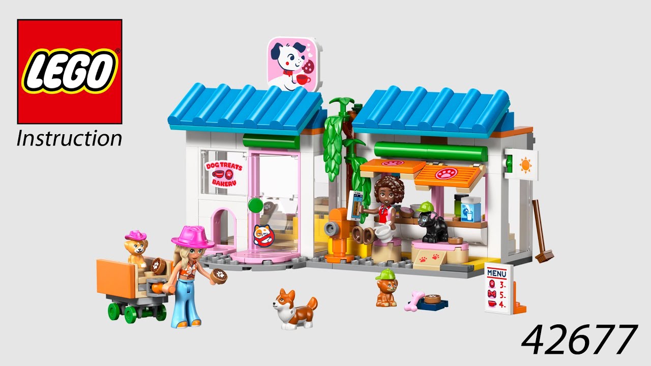 LEGO Instruction - Friends - 42677 - Dog Treats Bakery