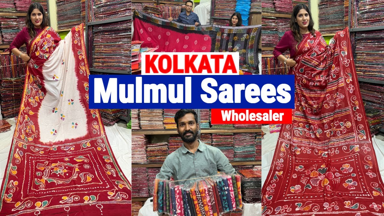 Cotton Bengal Batik & Mulmul Saree Wholesaler in Kolkata | Ridhi Sidhi Textile Barabazar