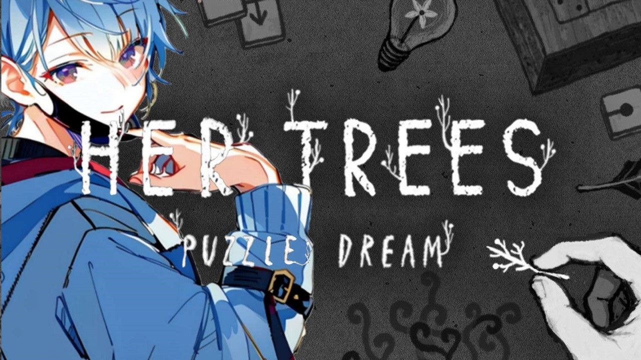 チルい世界観のモノクロパズルゲーム【HER TREES : PUZZLE DREAM】#shorts #パズルゲーム