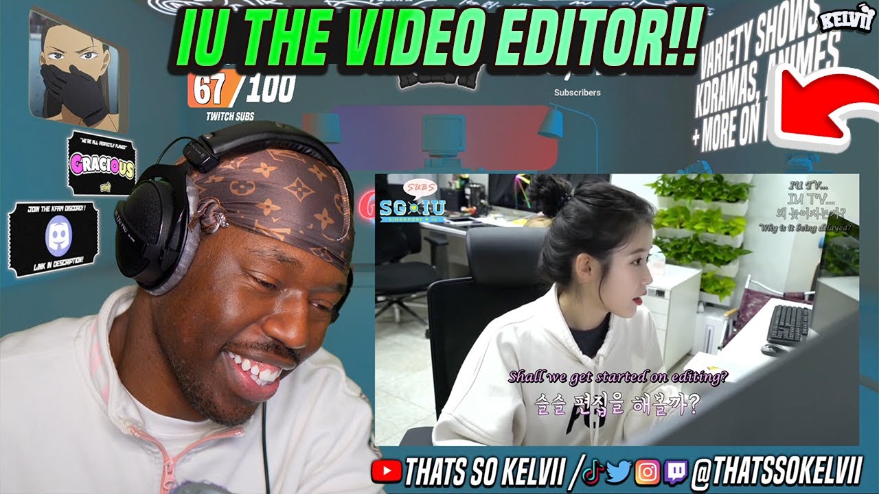 thatssokelvii reacts to IU (아이유) April Fools Prank - Singapore IUTV **top tier editing skills!!**