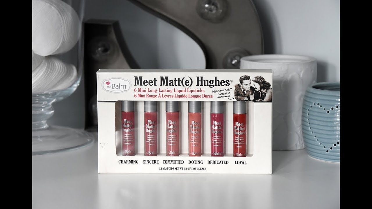 The Balm Mini Meet Matt(e) Hughes Kit | Beautytestbox