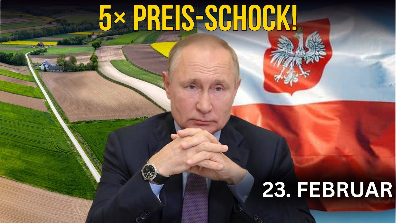POLNISCHE LANDWIRTSCHAFT VOR DEM AUS? 5-FACHER PREISSCHOCK & PUTINS GEHEIMPLAN!