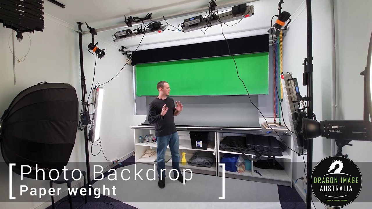 Paperweight for photographic and video backdrops