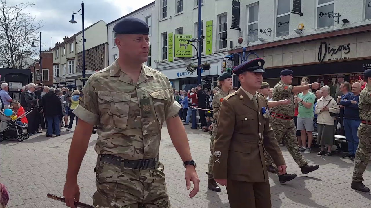 Armed Forces Day in Coleraine 2018. Co Londonderry Northern Ireland