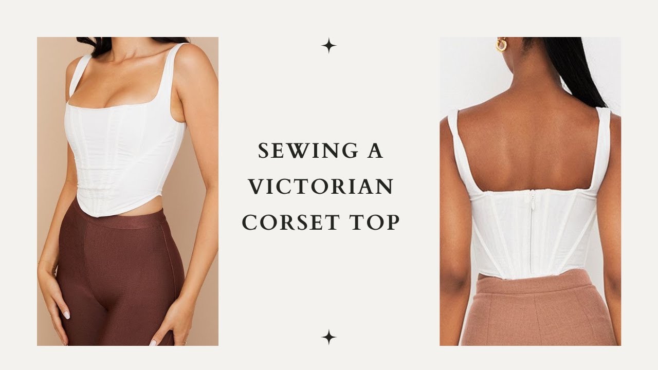 How to sew a corset top for beginners