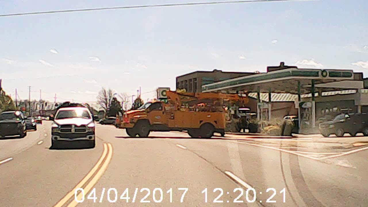CEMC Truck Driver Pulls Out Into Traffic - Selfish Bastard