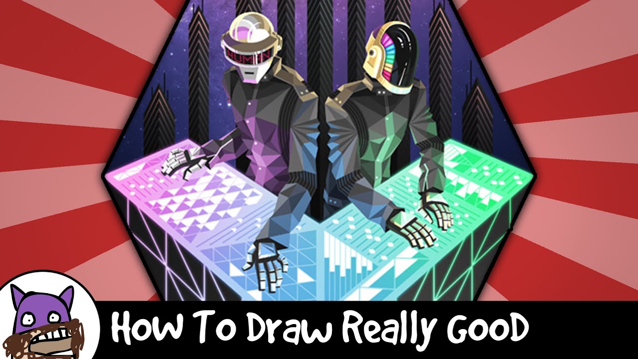 ✐ How To Draw Really Good - Daft Punk ✐