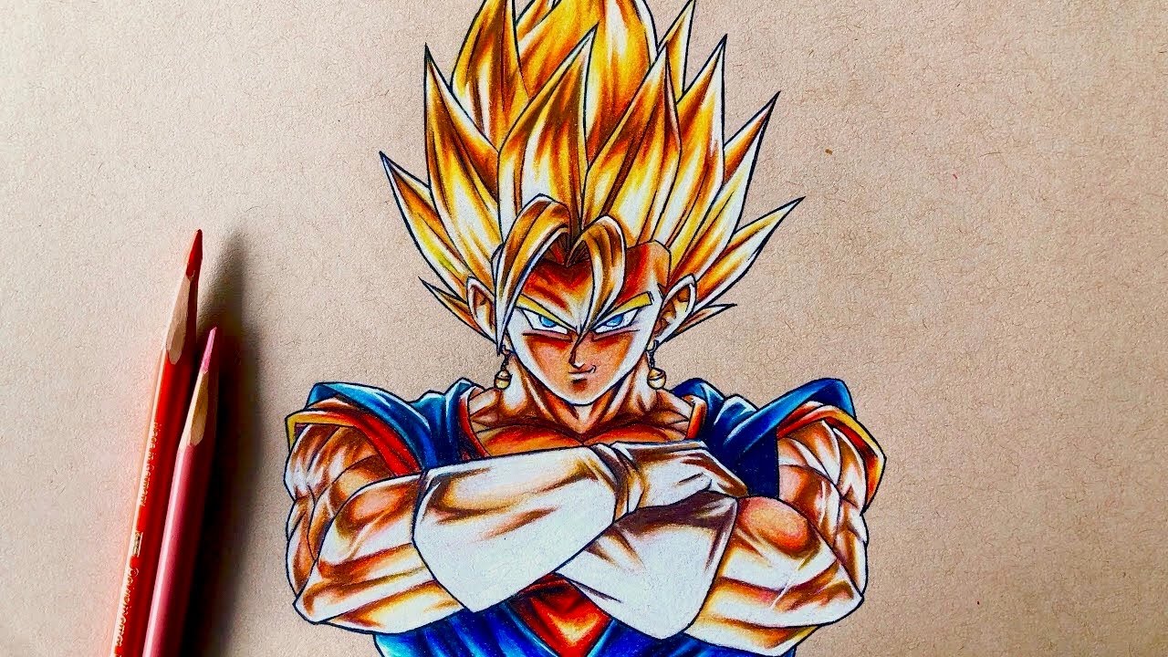 Рисунок Супер Веджито из Dragon Ball Legends #искусство #веджито #драконийшар#аниме#художник #dra...