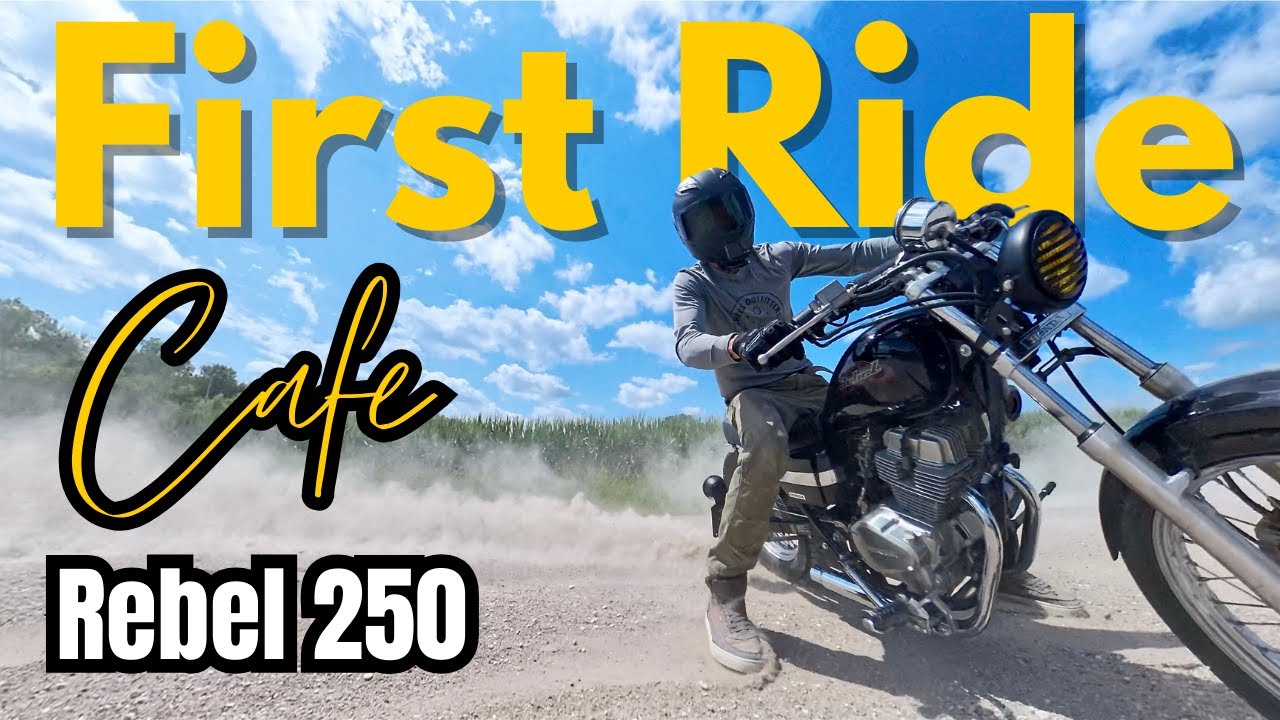 Custom Honda Rebel 250 goes on the MAIDEN VOYAGE