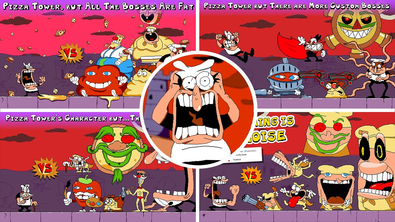 Perman: Pizza Tower but All the Bosses Transform (ALL EPISODES)