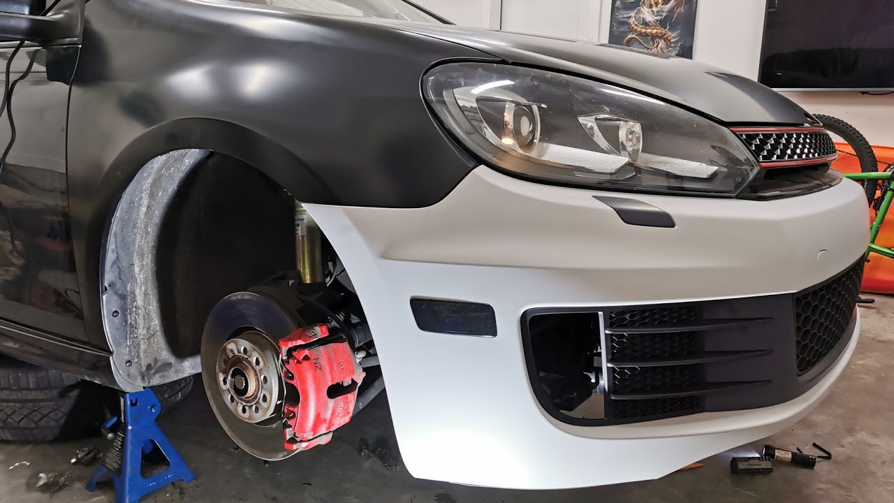 ASSEMBLING THE VW GTI MK6 FRONT BUMPER