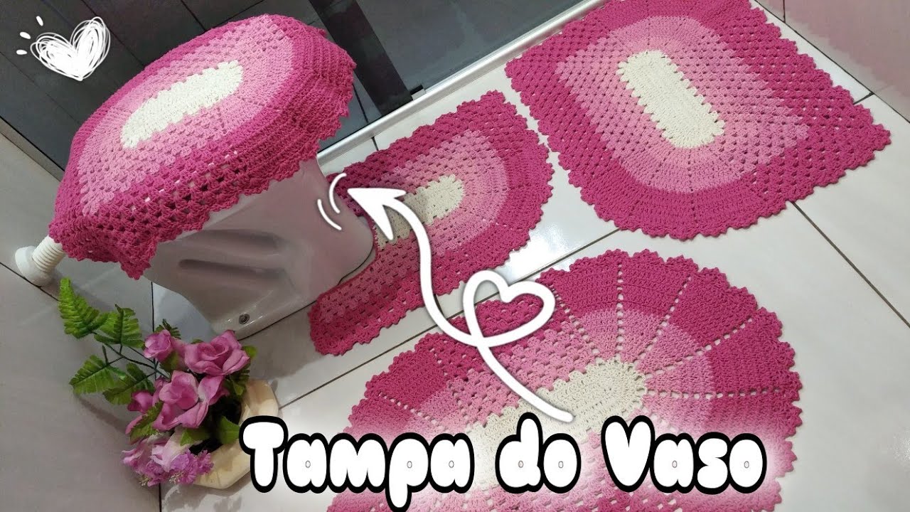 Jogo de banheiro Marlene sem squares tampa do vaso