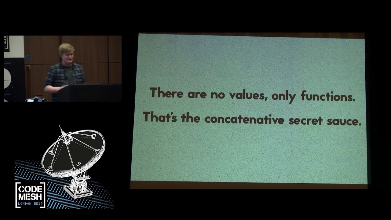 Stian Veum Møllersen   Revisting Concatenative Languages with Creative Programming - Code Mesh 2017