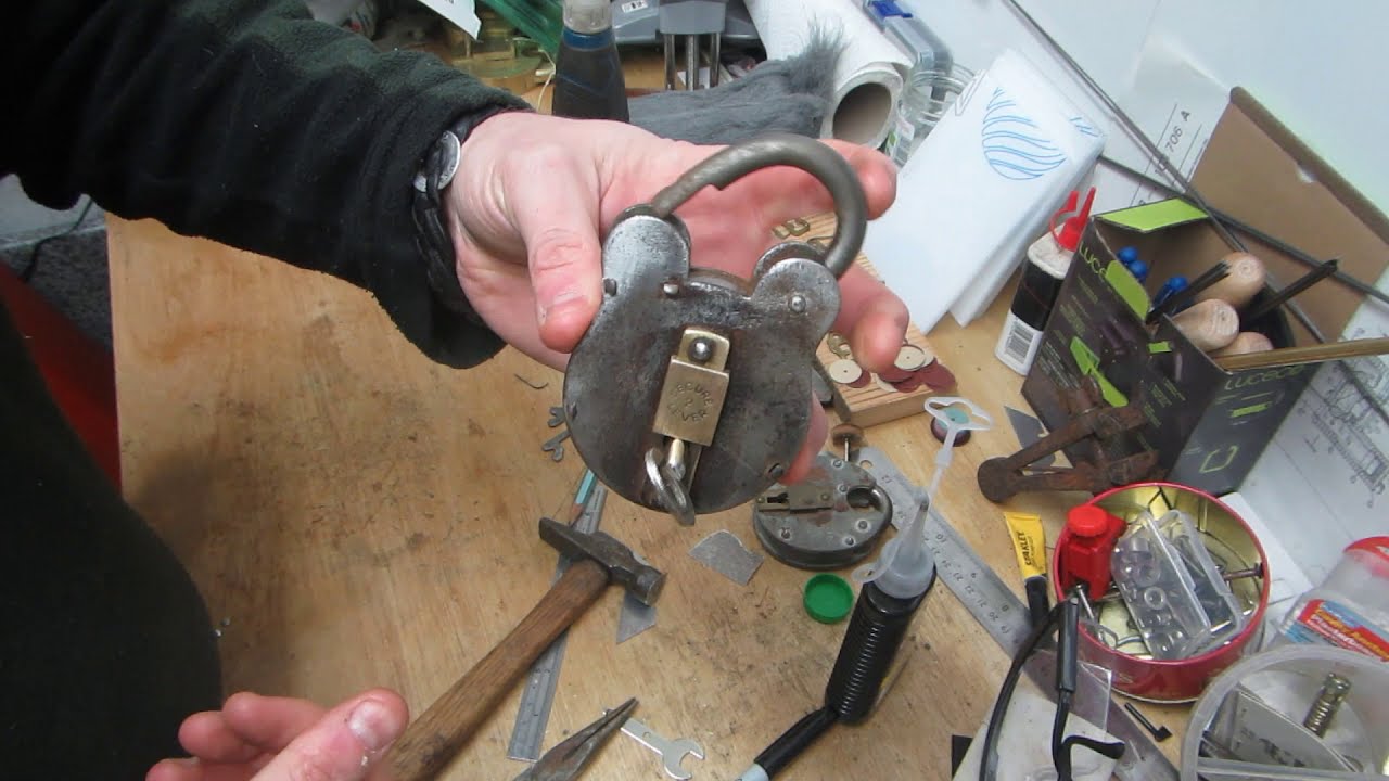 Belfry Lever Padlock with perspex cover.