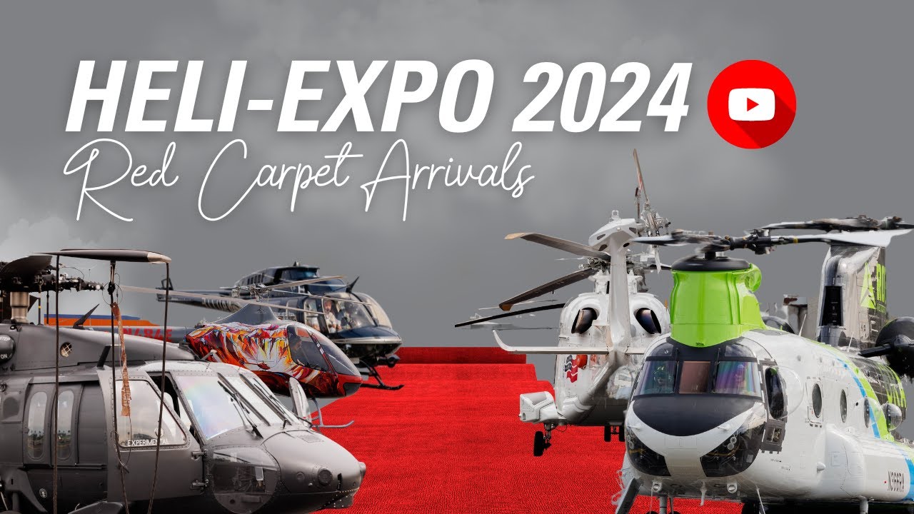 Прибытие на красную дорожку Heli-Expo — Анахайм 2024