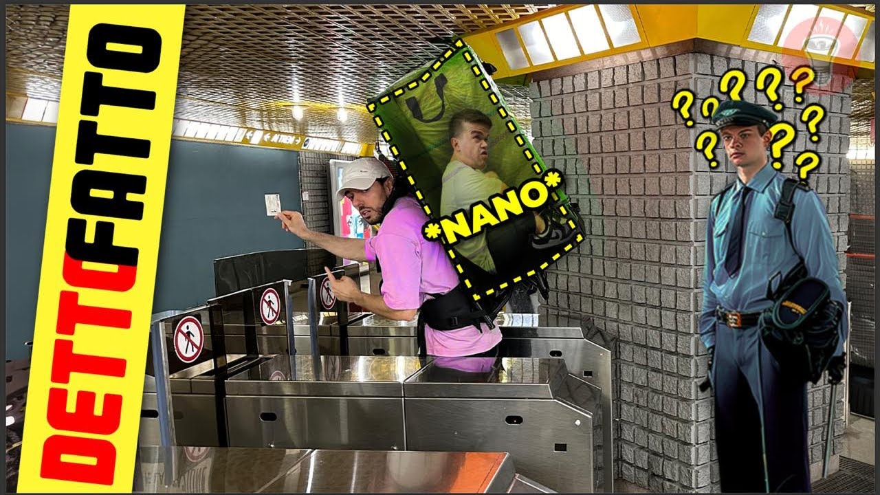 Mettete un Nano in uno zaino per non pagare la metro - [Detto Fatto Ep. 71] - theShow