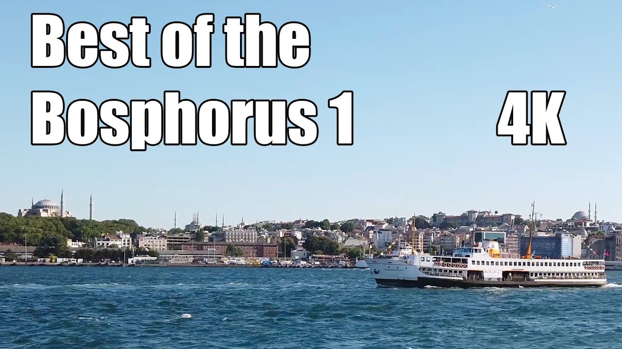 Bosphorus Istanbul in 4K. Exploring by Ferry Part 1