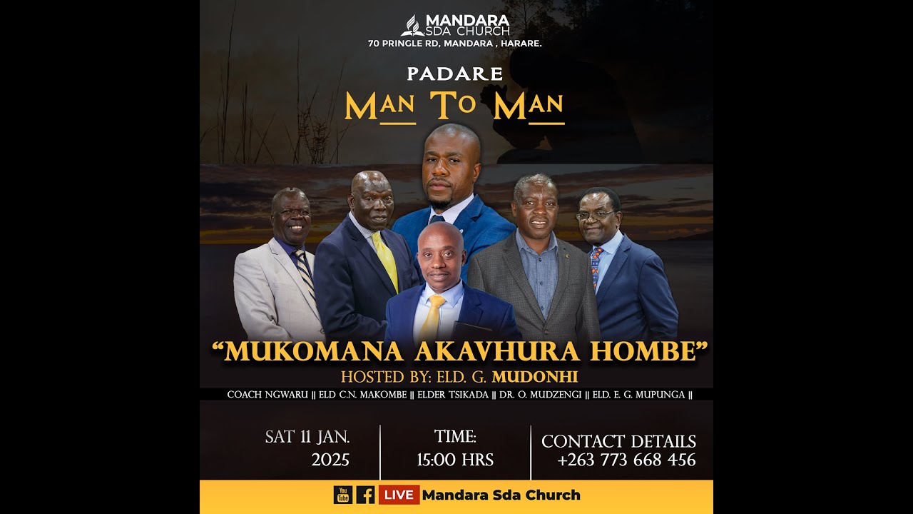 Mandara SDA Church || Padare || Title: Mukoma Akavhura Hombe! || Date: 11 January 2025 || 3:00pm ||