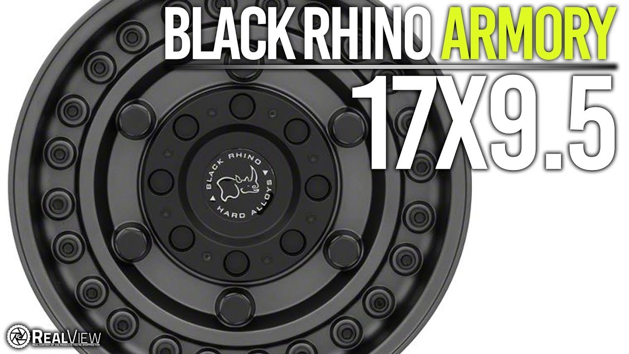 BLACK RHINO ARMORY, GUNBLACK 17x9.5