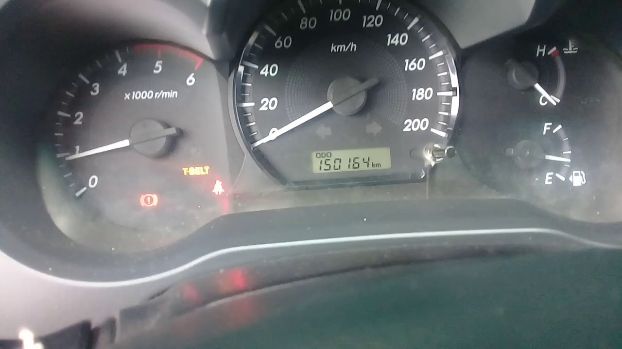 Como borrar Luz T-BELT Toyota Hilux