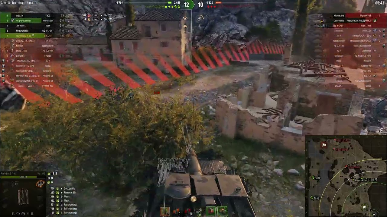 Obcasnik z World of Tanks - Obj261 na 