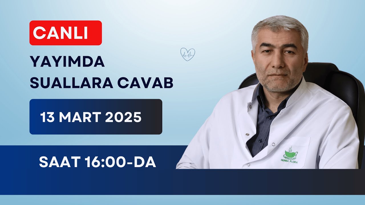 Fizuli Hüseynovla Canlı yayım - 13 Mart