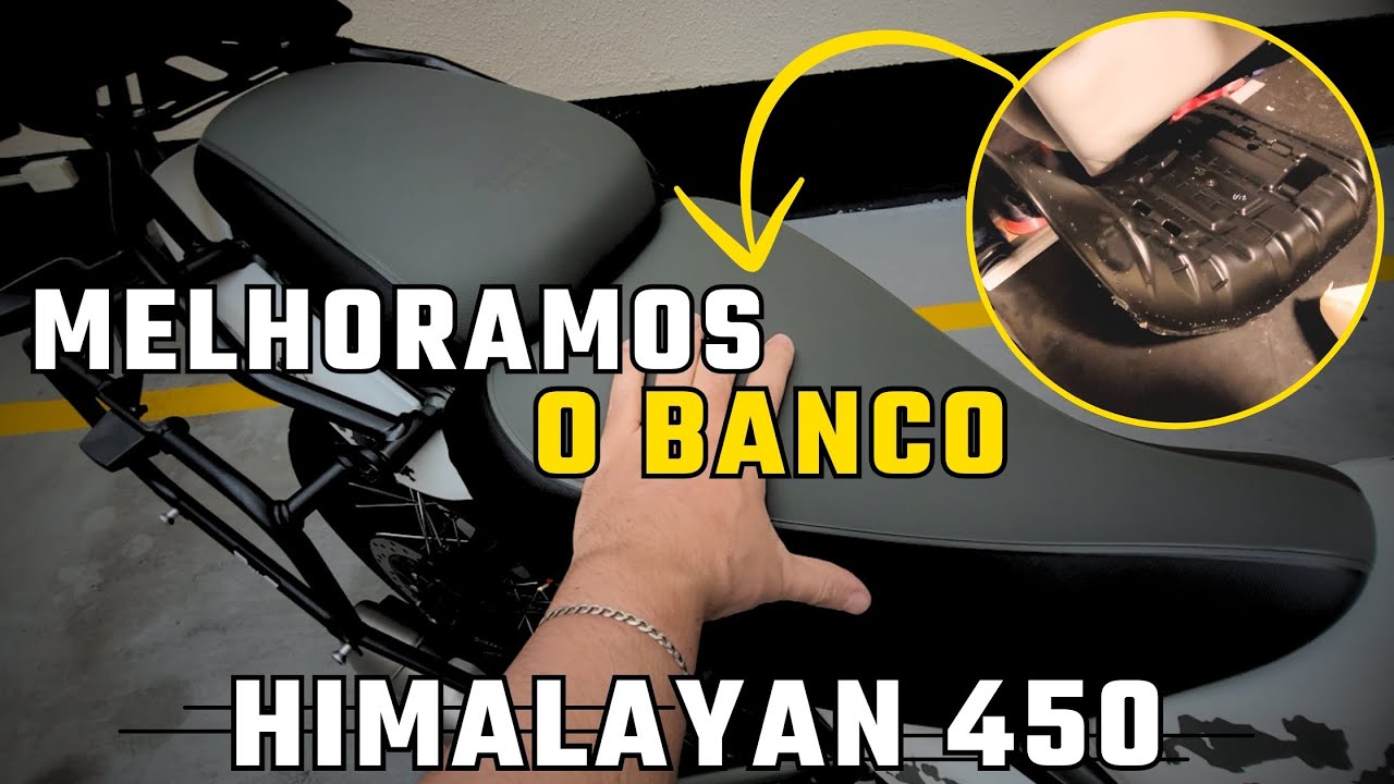 Melhoramos o banco da Himalayan 450 #royalenfield #himalayan450 #review