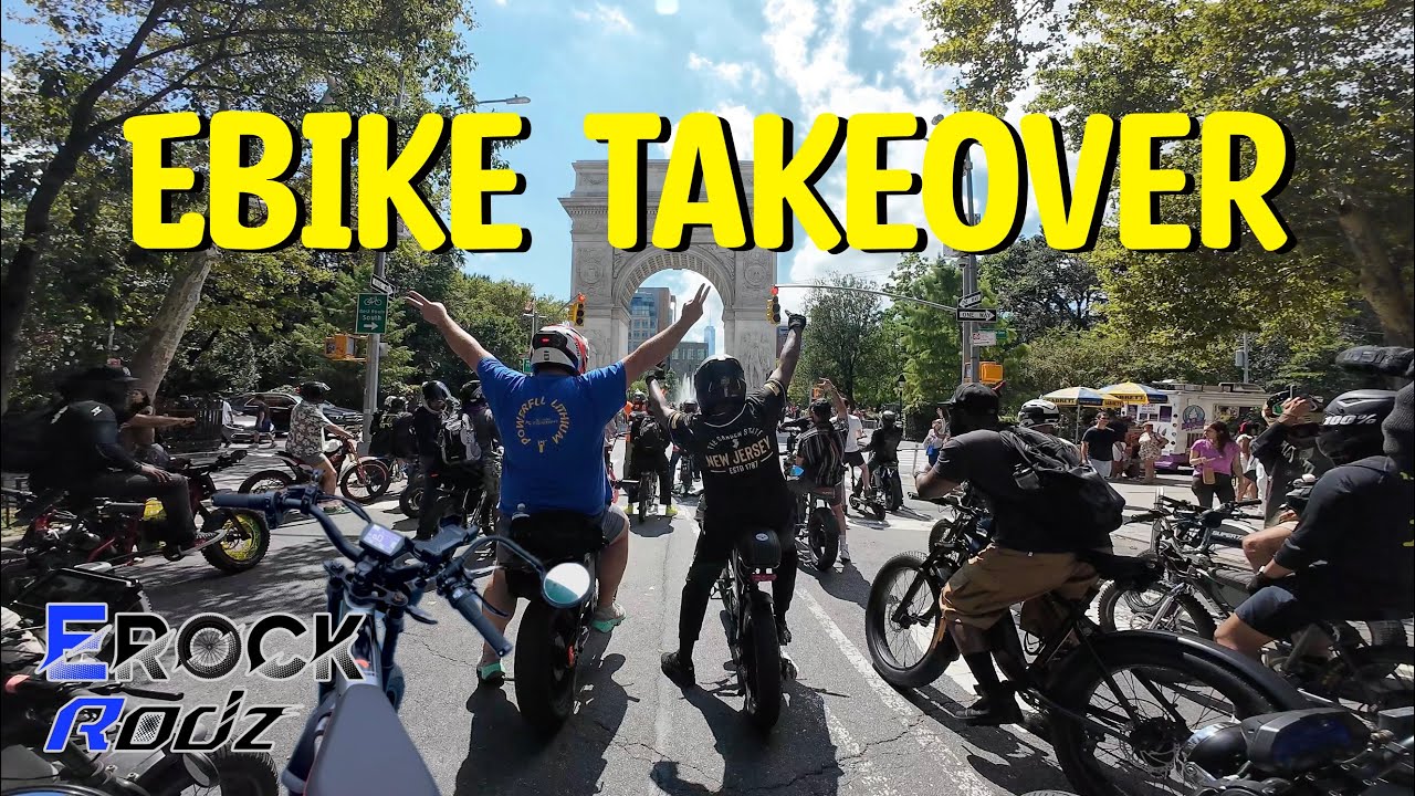 ⚡︎Super73 eBike GroupRide storms NYC⚡︎ | C3Strom Astro Pro Ride Vlog