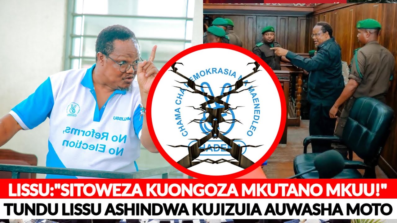 KIMBEMBE! TUNDU LISSU ASHINDWA KUJIZUIA AUWASHA MOTO BALAA,
