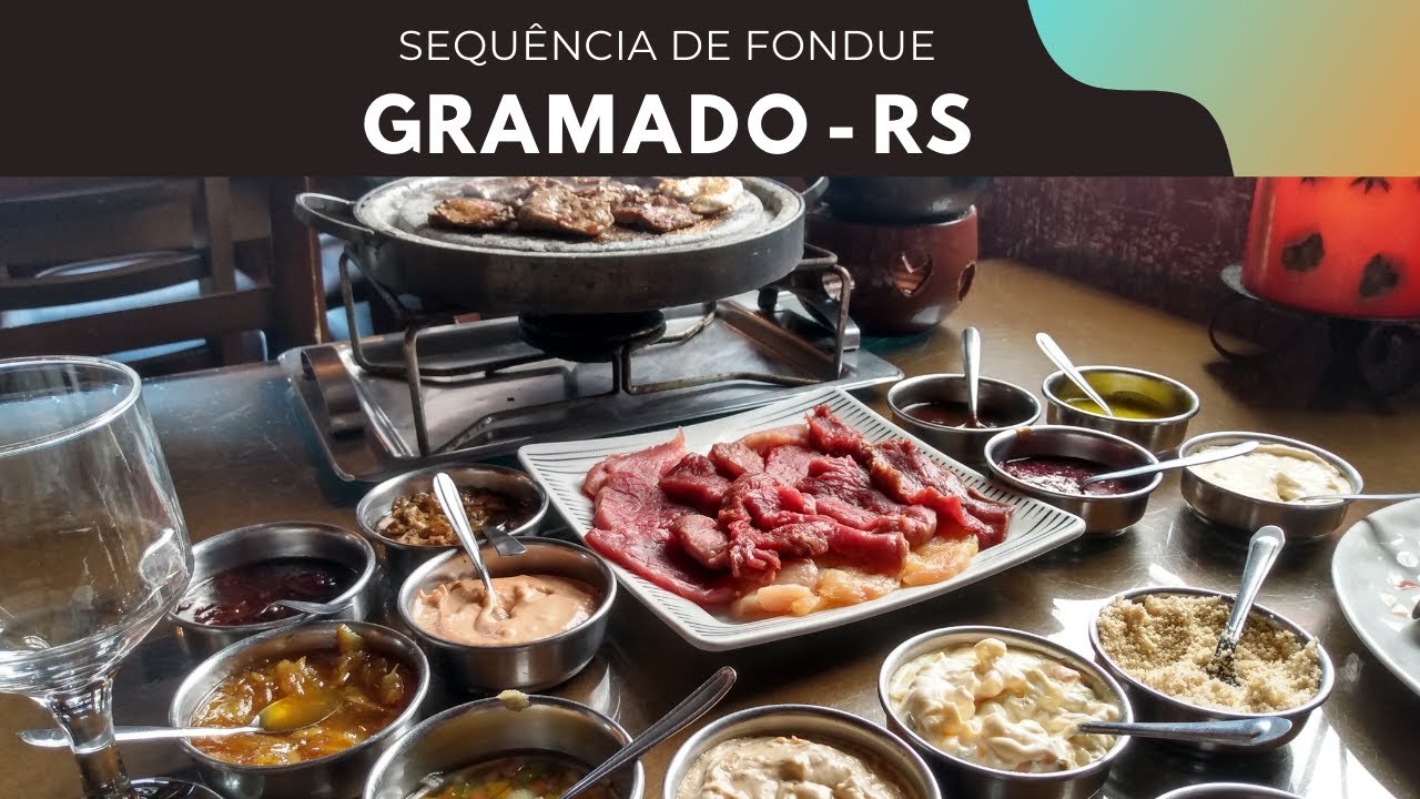 CHATEAU DE LA FONDUE - SEQUÊNCIA DE FONDUE EM GRAMADO/RS