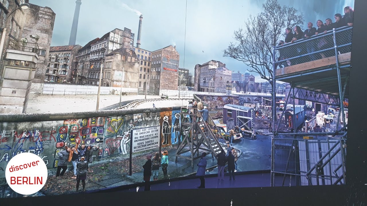 [4K] Along the Berlin Wall Trail 1- Checkpoint Charlie to the Brandenburg Gate - Berlin Walking Tour