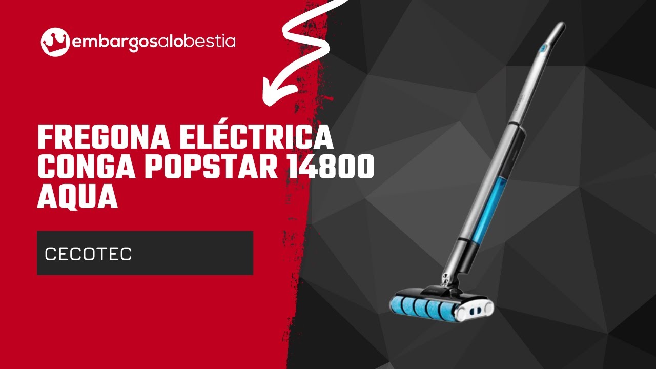 Fregona el&eacute;ctrica Conga Popstar 14800 Aqua | Embargosalobestia