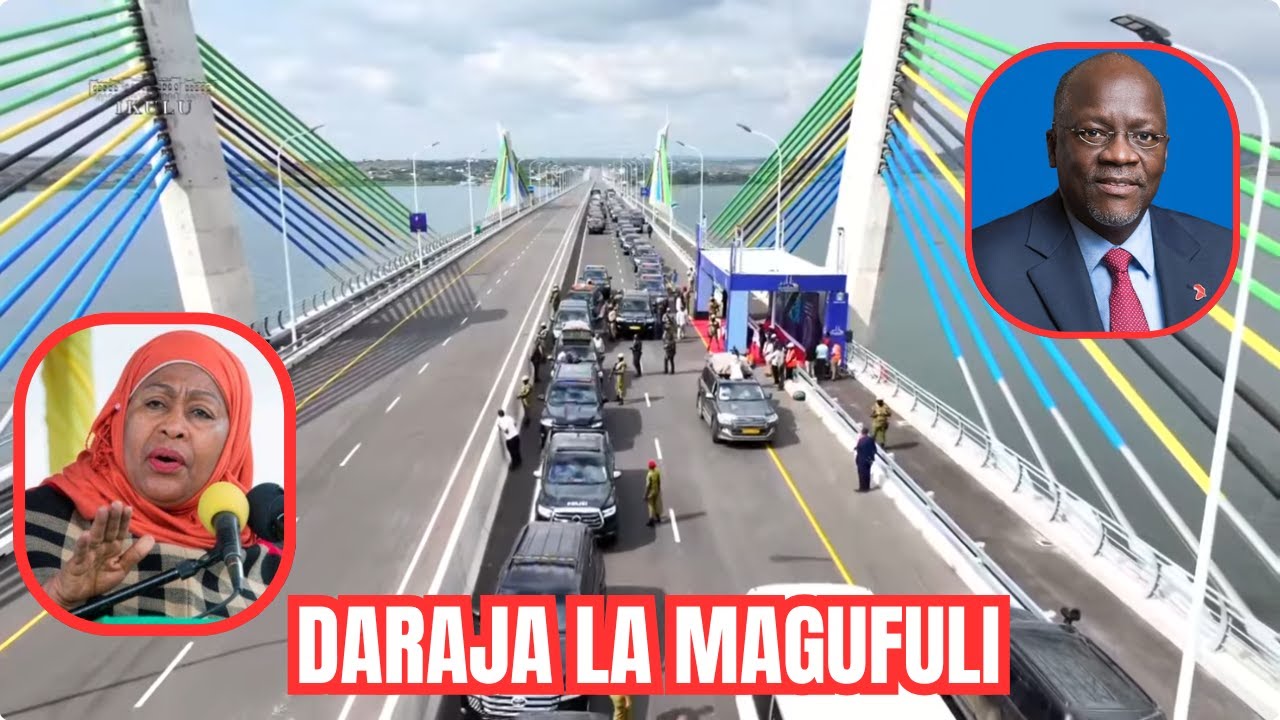 LIVE: Tanzania President Samia Suluhu inaugurates Magufuli Bridge the longest bridge in East Africa!