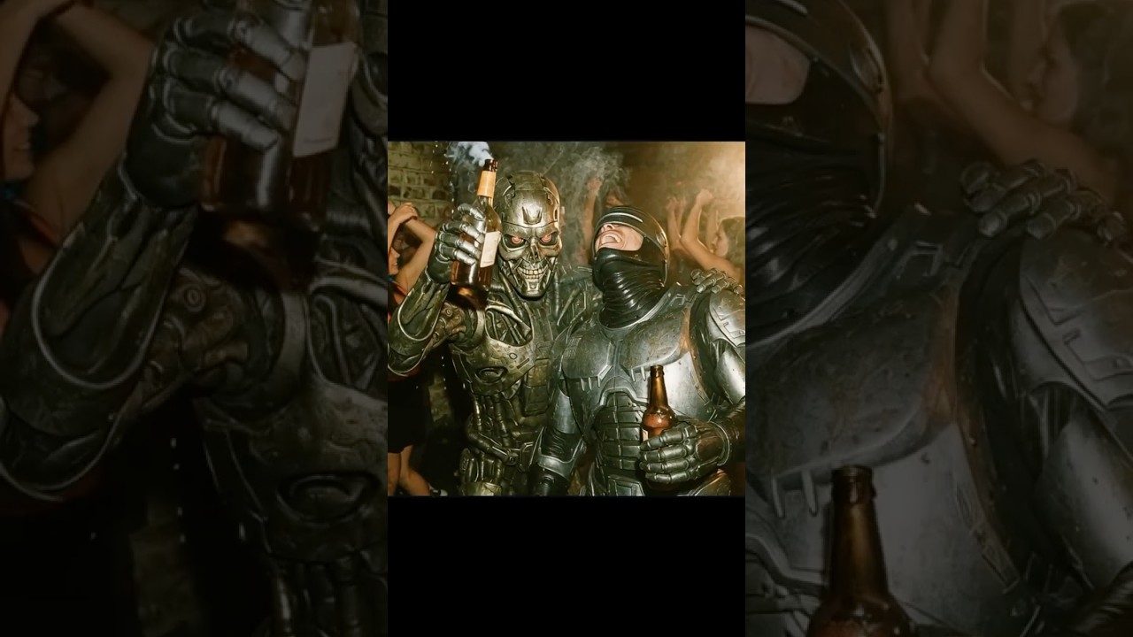 When Terminator and RoboCop Get Drunk at a Party