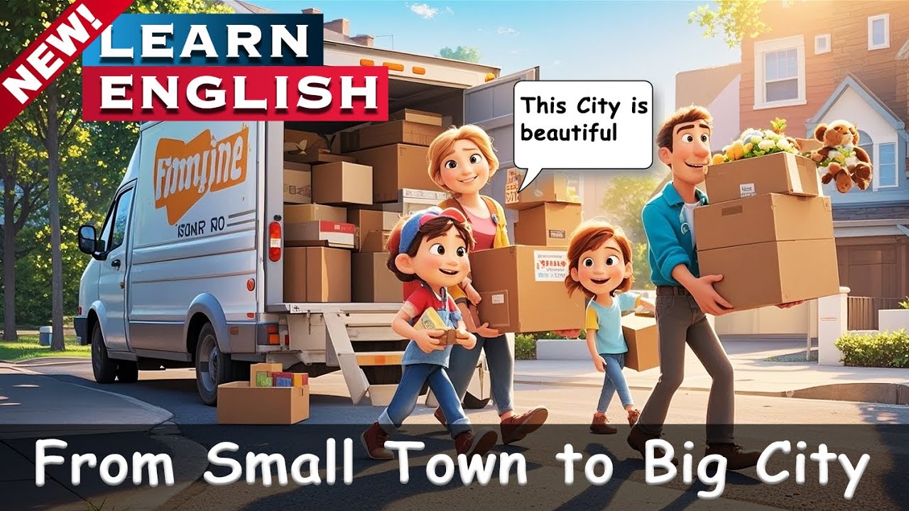 From Small Town to Big City  |English conversation| |Listening and Speaking Skills|Daily Life|