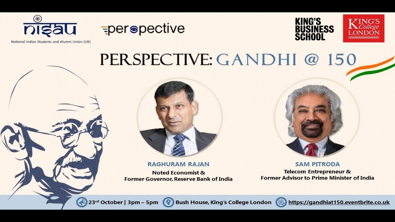 Perspective: Gandhi at 150 | Raghuram Rajan, Sam Pitroda | NISAU