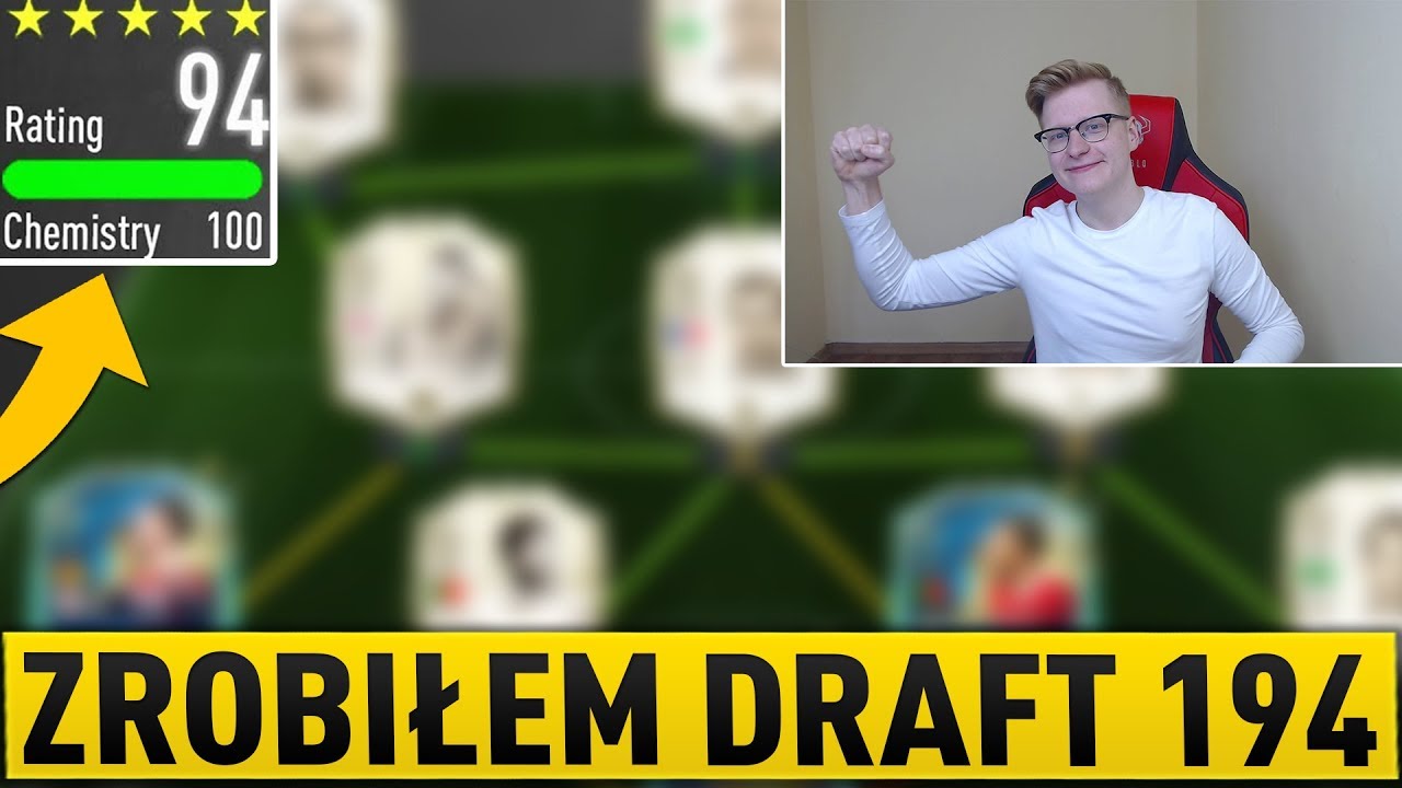 ZROBIŁEM DRAFT 194!! NIESAMOWITE KARTY!! 😲 | FIFA 20
