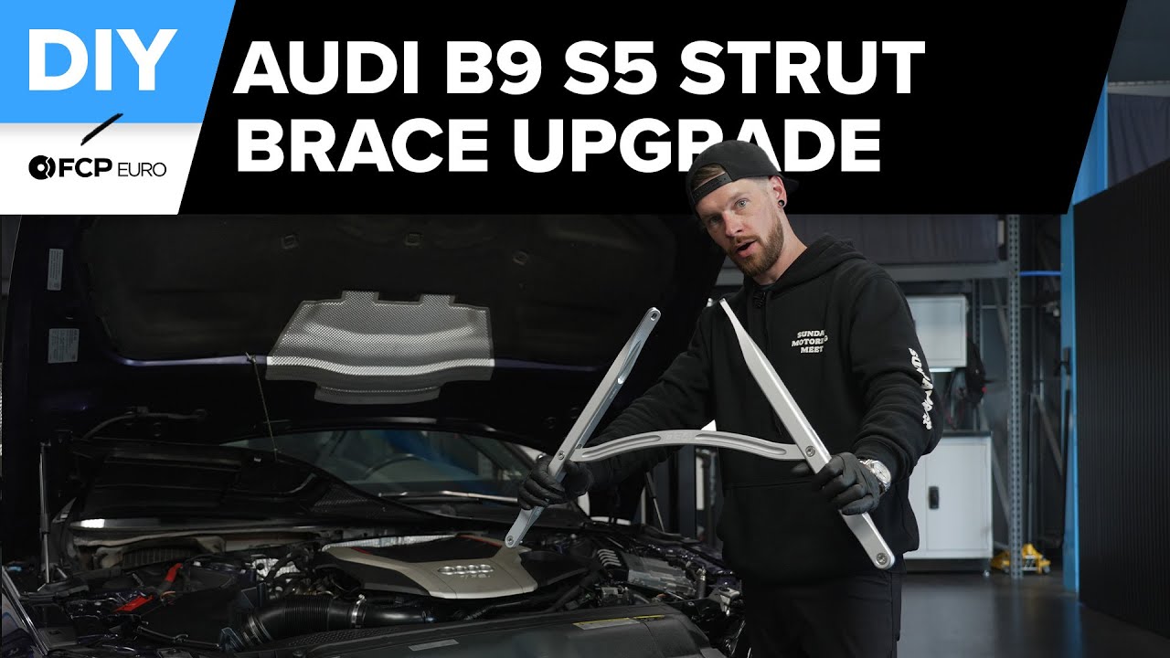 Audi S5 Strut Tower Brace Upgrade DIY (2018-2025 Audi B9 S4, S5 Sportback, A4, A5 Sportback)