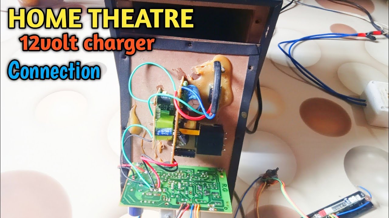 Home theater 12volt charger Connection@TECHNICAL-BULU @SamarExperiment