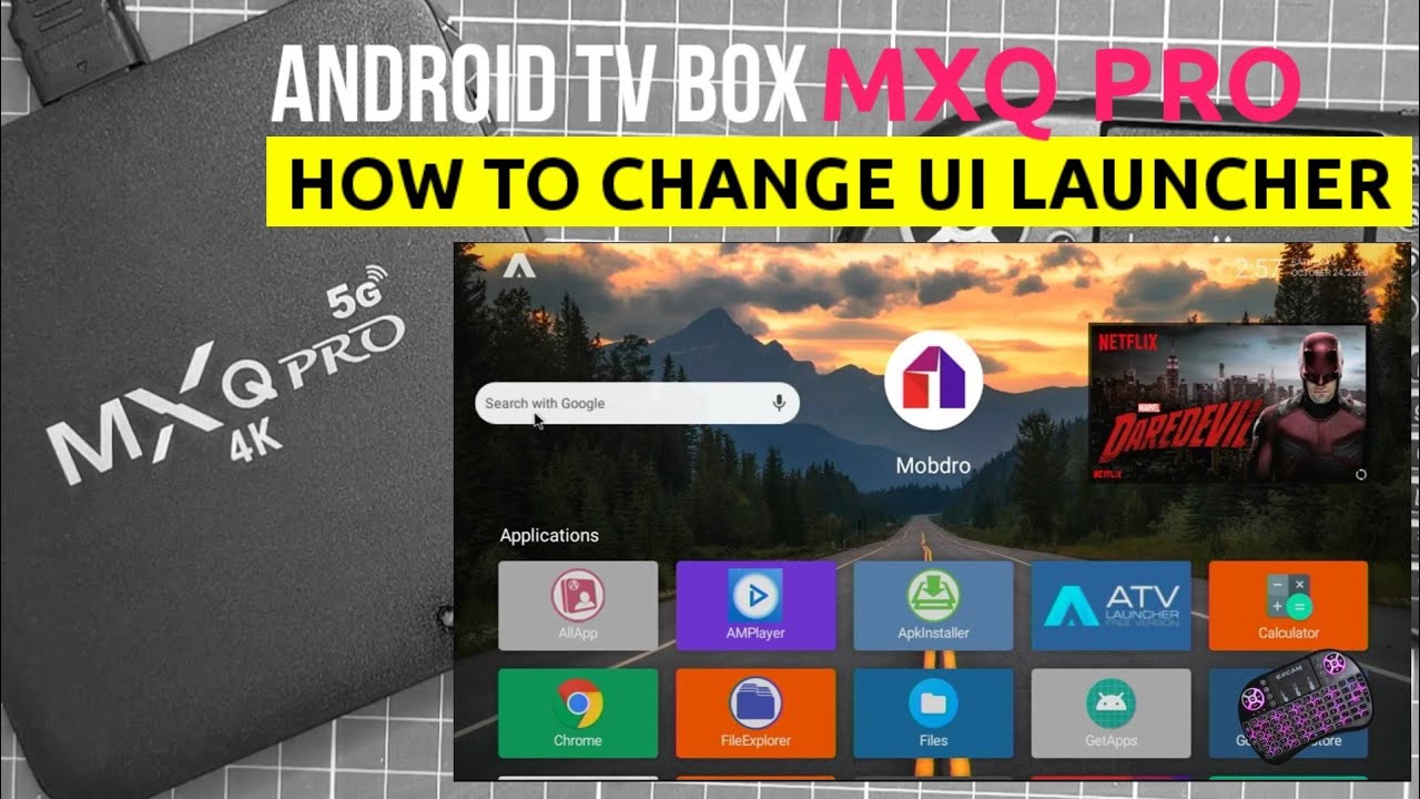 HOW TO CHANGE UI ON MQX PRO 4K 5G ANDROID TV BOX | CUSTOMIZE UI MQX PRO ANDROID TV BOX