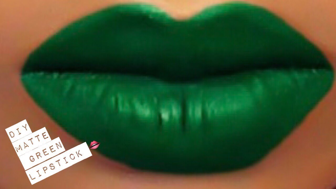 DIY HOMEMADE MATTE LIPSTICK | GREEN LIPSTICK | DUBLIN
