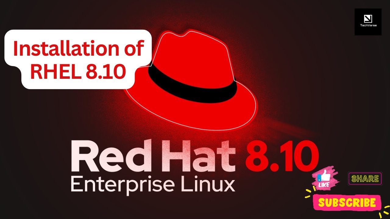RHEL 8.10 Installation Made Easy | Red Hat Enterprise Linux Setup Tutorial