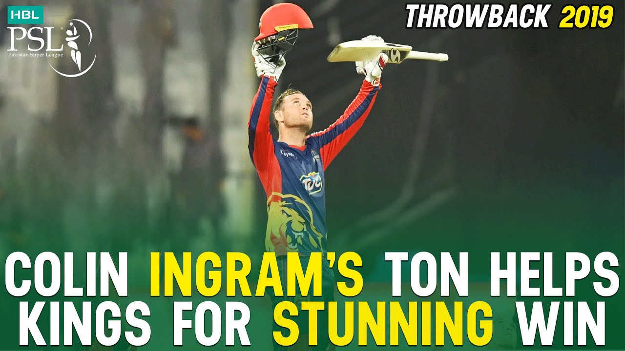 PSL Throwback | Colin Ingram Match Winning Century in Sharjah | Quetta Gladiators vs Karachi Kings