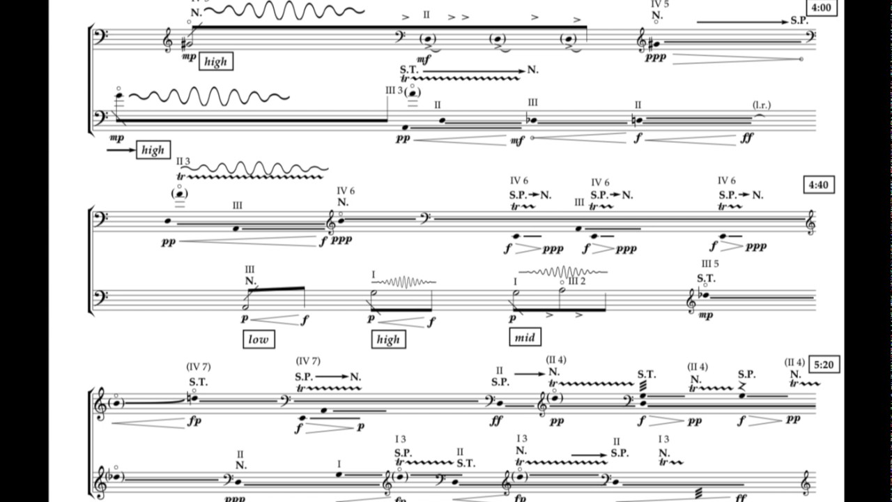 Conjoined for two Double Basses [with score]